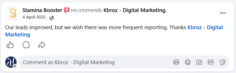 Client Testimonial
