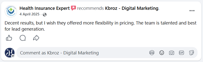 Client Testimonial