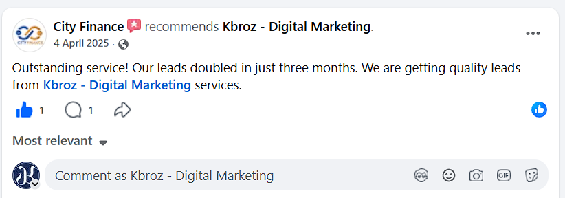 Client Testimonial